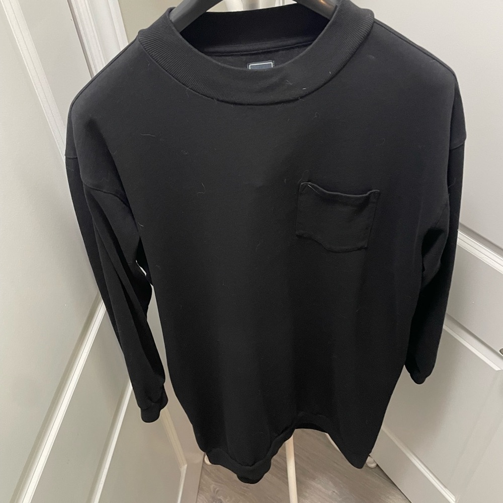 GAP Black Sweatshirt Dress
